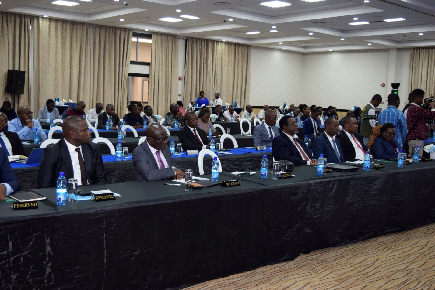 A cross-section of the conference 