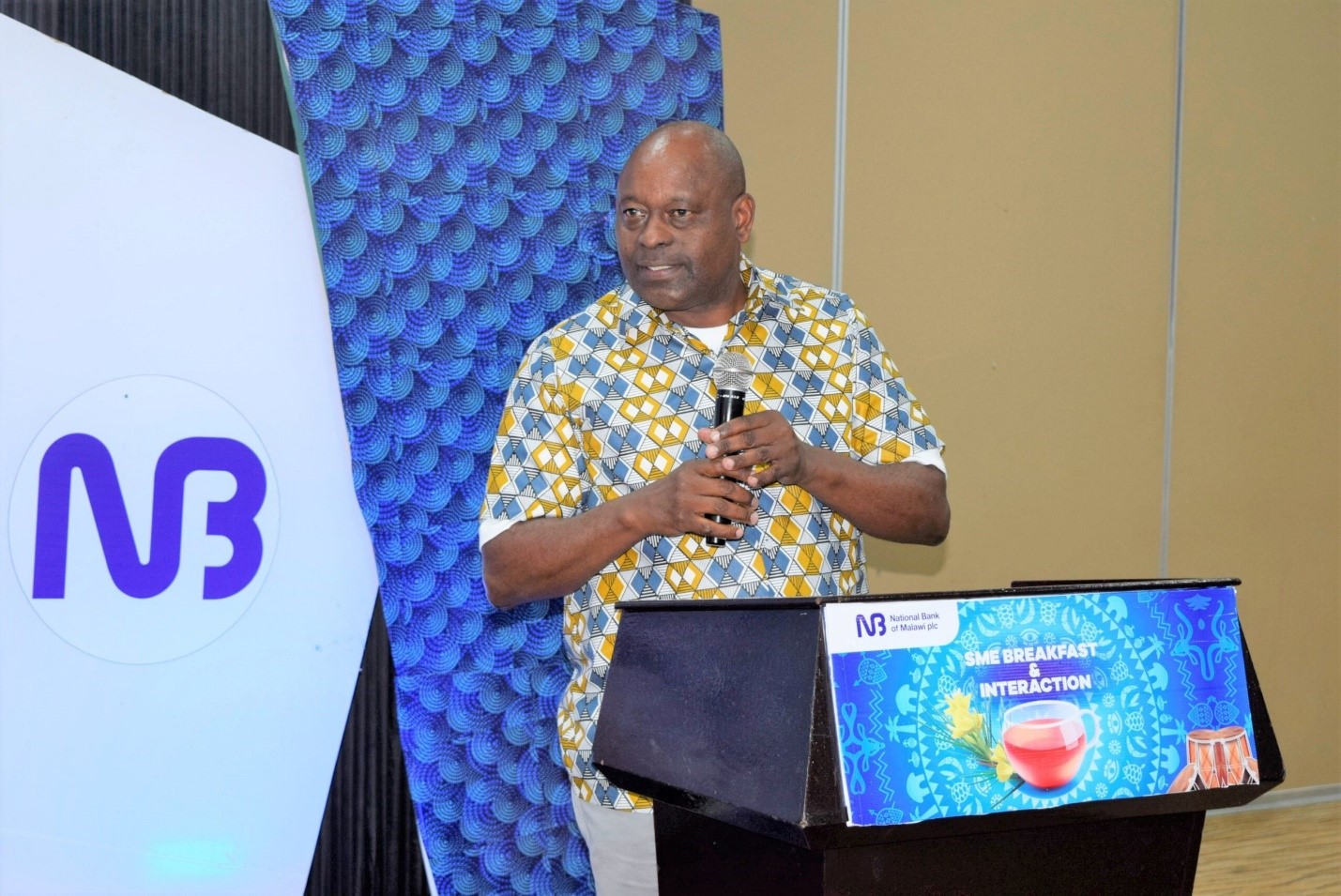 Kasunda making his remarks