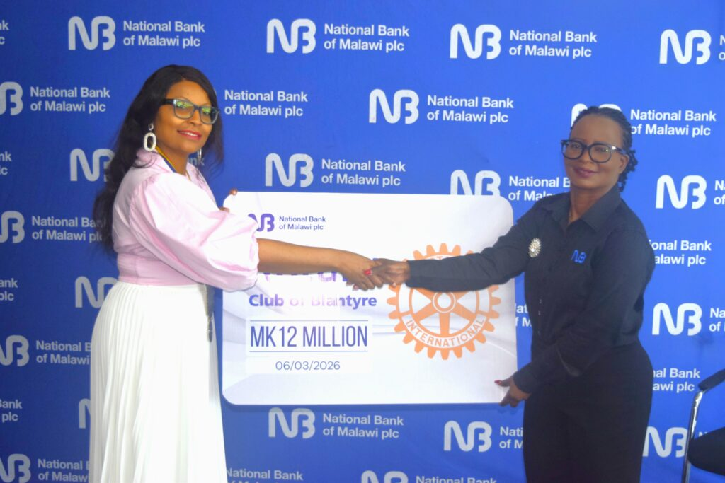 NBM gives K12 million to Rotary Club of Blantyre to support rural healthcare
